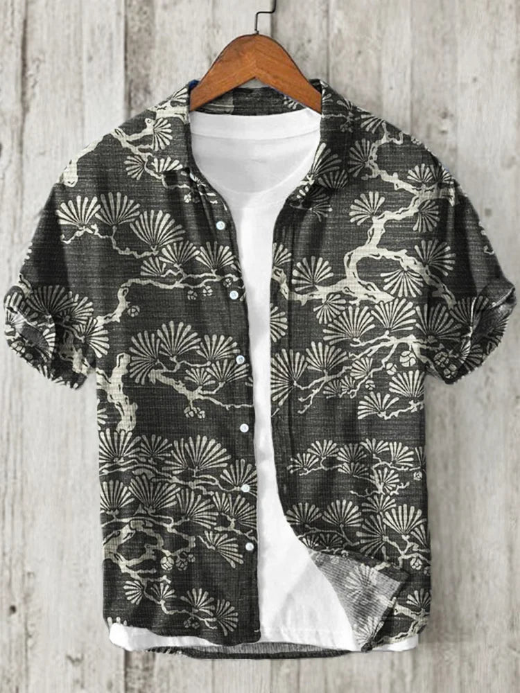 Eastern Pines Lino Art Shirt