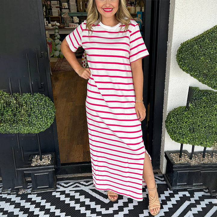 Sara-liv™ -Striped Maxi Dress